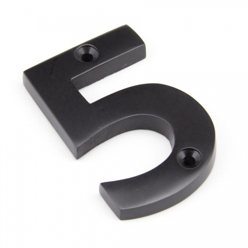 Aged Bronze Numeral  5